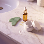 A stone and a cream