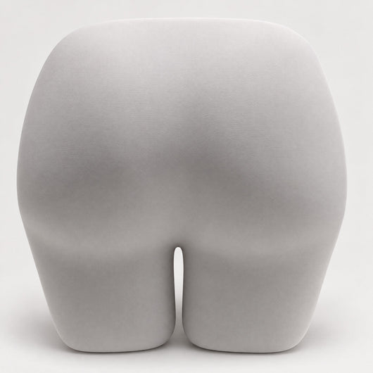 Verra Curve pillow in Light Grey