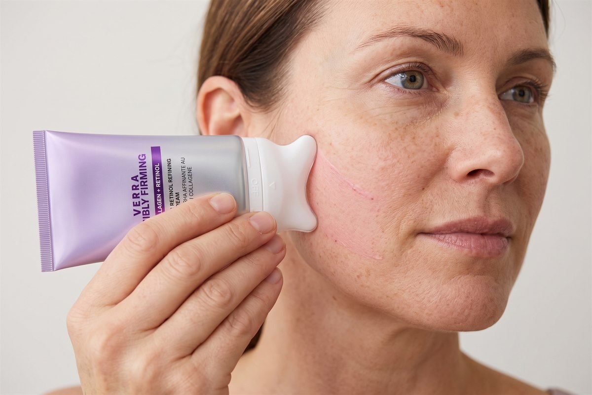 Surface texture comparison on the cheek and cheekbone